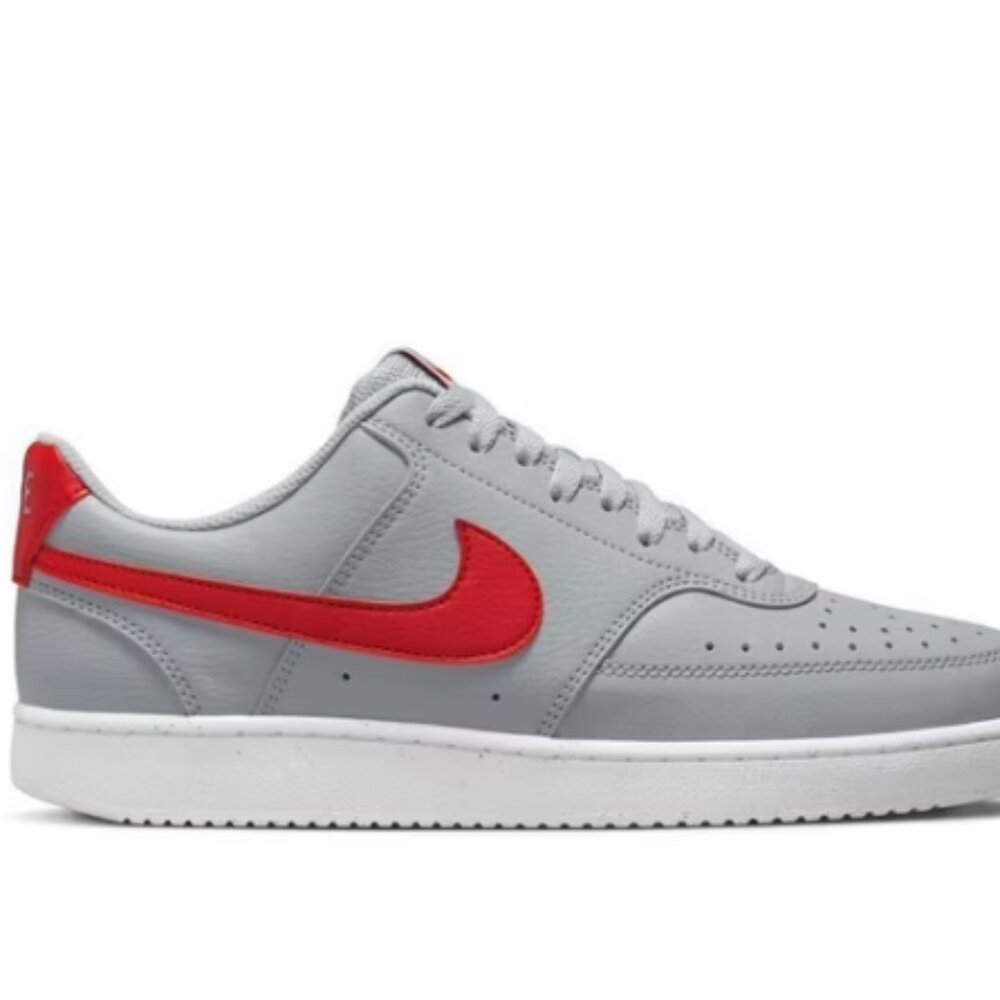Men's Nike Court Vision LO NN Wolf Grey/University Red-White (DH2987 004) - 11
